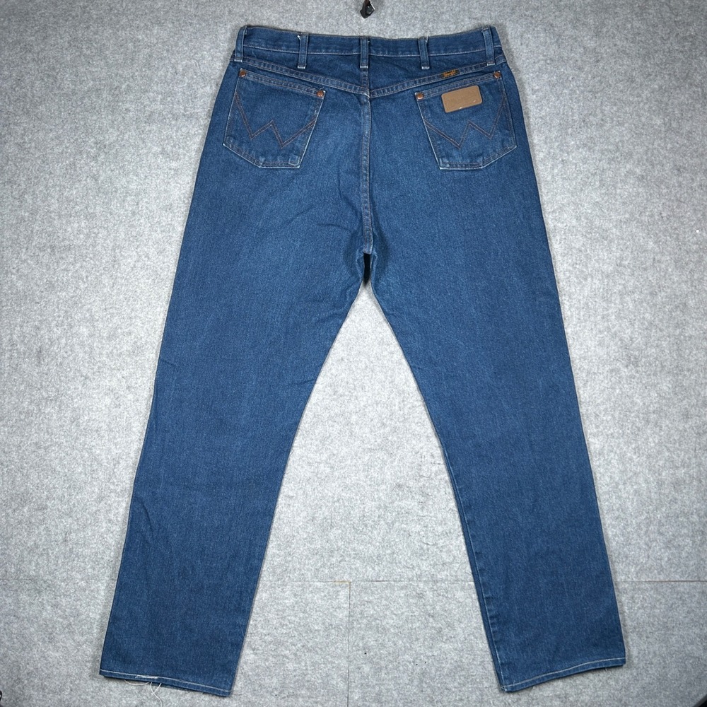 Wrangler denim jeans mens 36 X 36 Blue 13MWZPW Original Fit Cowboy Cut Workwear